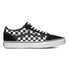 Sneakers a scacchi in tessuto e similpelle con lacci a contrasto Vans Ward Checkered, Brand, SKU s324500008, Immagine 0